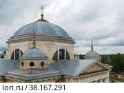 Собор Бориса и Глеба (1785-1796 гг.). Новоторжский Борисоглебский монастырь.Торжок, Тверская область (2021 год). Стоковое фото, фотограф Александр Щепин / Фотобанк Лори