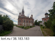 Московская область, город Можайск. Вид на Можайский кремль и Ново-Никольский собор (2022 год). Редакционное фото, фотограф Литвяк Игорь / Фотобанк Лори