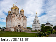 Московская область, город Можайск. Лужецкий Ферапонтов мужской монастырь. Собор Рождества Пресвятой Богородицы (2022 год). Редакционное фото, фотограф Литвяк Игорь / Фотобанк Лори
