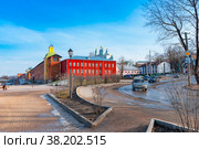 Город Смоленск. Городской пейзаж. Набережная реки Дон (2015 год). Редакционное фото, фотограф Зобков Юрий / Фотобанк Лори