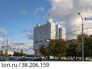 Дом Советов. Калининград (2022 год). Редакционное фото, фотограф Владимир Макеев / Фотобанк Лори