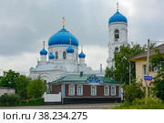 Biysk, Cathedral Of The Assumption Of The Blessed Virgin Mary (2016 год). Стоковое фото, фотограф Ольга Остроухова / Фотобанк Лори