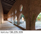 The Monastery of Santa Maria de Santes Creus. Catalonia, Spain. Стоковое фото, фотограф Яков Филимонов / Фотобанк Лори