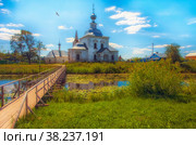 Суздаль, Богоявленская церковь (2014 год). Редакционное фото, фотограф Старостин Сергей / Фотобанк Лори