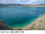 Сулакское водохранилище. Республика Дагестан, Россия. Стоковое фото, фотограф Анна Карасева / Фотобанк Лори