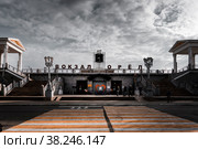 Вокзал города Орел (2021 год). Редакционное фото, фотограф Людмила Заботина / Фотобанк Лори