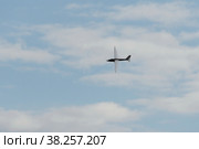 Польский планер высшего пилотажа MDM-1 Fox на Международном авиационно-космическом салоне МАКС-2021. Редакционное фото, фотограф Free Wind / Фотобанк Лори
