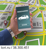 Concept of car ordering online. Стоковое фото, фотограф Elnur / Фотобанк Лори