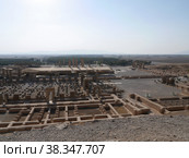Панорама Персеполиса (Иран) (2022 год). Редакционное фото, фотограф Максим Гулячик / Фотобанк Лори