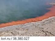 Wai-o-tapu geothermal Park, Rotorua, New Zealand. Стоковое фото, фотограф Сергей Стрелков / Фотобанк Лори