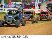 Соревнования по автокроссу на багги (SSV), на первом этапе гоночной серии F7 CHALLENGE 2021, Авто-мото трасса Бурцево. Редакционное фото, фотограф Pukhov K / Фотобанк Лори