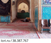 Пятничная мечеть в Йезде (Иран) (2022 год). Редакционное фото, фотограф Максим Гулячик / Фотобанк Лори