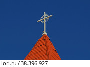 The church in Ushuaia city on Tierra del Fuego, Argentina (2019 год). Стоковое фото, фотограф Сергей Стрелков / Фотобанк Лори