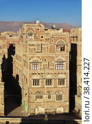 The vintage house in Sana'a, Yemen (2012 год). Стоковое фото, фотограф Сергей Стрелков / Фотобанк Лори