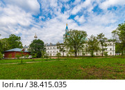 View of the Valaam Spaso-Transfiguration Monastery (2021 год). Редакционное фото, фотограф Михаил Аккуратoв / Фотобанк Лори