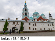 View of the Valaam Monastery (2021 год). Редакционное фото, фотограф Михаил Аккуратoв / Фотобанк Лори