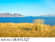 The bank of the Yenisei River near Abakan. Стоковое фото, фотограф ArhSib / Фотобанк Лори