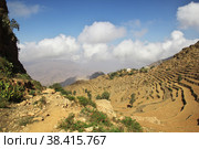 Wadi Sara in mountains, Yemen (2013 год). Стоковое фото, фотограф Сергей Стрелков / Фотобанк Лори