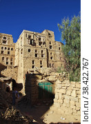 Thula, Yemen - 04 Jan 2013: Thula village in mountains, Yemen. Редакционное фото, фотограф Сергей Стрелков / Фотобанк Лори