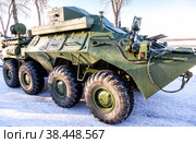 The unified command-staff vehicle R-149MA1 of russian army (2018 год). Редакционное фото, фотограф FotograFF / Фотобанк Лори
