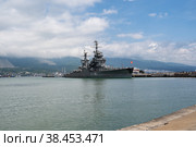 Russia, Novorossysk - May 17, 2022: Port of Novorossiysk, Редакционное фото, фотограф Анатолий Типляшин / Фотобанк Лори