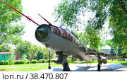 Military fighter-bomber aircraft. Стоковое фото, фотограф Владимир Галкин / Фотобанк Лори