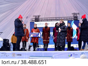 Берингия. Награждение участниц конкурса Мисс Берингия 2021. Редакционное фото, фотограф Ольга Логвинец / Фотобанк Лори