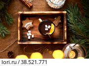 Background, baked, bakery, biscuit, candle, card, celebration, christmas, cinnamon, cookie, cooking, decor, decorated, decoration, decorative, delicious, dessert, festive, fir, tree, food, ginger, gingerbread, handmade, holiday, homemade, icing, man, merry, new, year, pastry, red, rustic, season, spice, star, still, life, sweet, sweets, table, tradition, traditional, vintage, white, winter, wooden, xmas. Стоковое фото, фотограф Лютик Фалисова / Фотобанк Лори