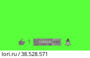 Like. Subscribe. Bell. Pencil-drawn subscribe template on green background for your video on youtube channel. Подпишись на канал, поставь лайк, нажми на колокольчик. Анимированный шаблон для ютуб видео в стиле карандашного рисунка (на зеленом фоне). Стоковая анимация, аниматор Егор Кузенков / Фотобанк Лори