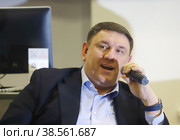 Круглый стол "Развитие агропромышленной отрасли. Практика финансирования" (2022 год). Стоковое фото, фотограф Александр С. Курбатов / Фотобанк Лори