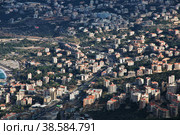 The view of Jounieh, Lebanon (2017 год). Стоковое фото, фотограф Сергей Стрелков / Фотобанк Лори