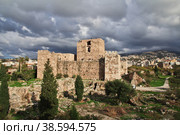 Ancient roman ruins in Byblos, Lebanon (2018 год). Стоковое фото, фотограф Сергей Стрелков / Фотобанк Лори