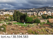 Ancient roman ruins in Byblos, Lebanon (2018 год). Стоковое фото, фотограф Сергей Стрелков / Фотобанк Лори