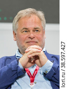 Russia. Saint-Petersburg. XXIII St. Petersburg International Economic Forum 2019. SPIEF 2019 participants. Evgeny Kaspersky, Russian programmer, owner of Kaspersky Lab. Россия. Санкт-Петербург. XXIII Петербургский международный экономический форум 2019. Участники ПМЭФ-2019. Евгений Касперский, российский программист, владелец Лаборатория Касперского. Редакционное фото, фотограф Алексей Смышляев / Фотобанк Лори