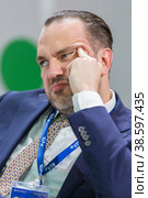 Russia. Saint-Petersburg. XXIII St. Petersburg International Economic Forum 2019. SPIEF 2019 participants. Dmitry Breitenbicher. Россия. Санкт-Петербург. XXIII Петербургский международный экономический форум 2019. Участники ПМЭФ-2019. Дмитрий Брейтенбихер. Редакционное фото, фотограф Алексей Смышляев / Фотобанк Лори