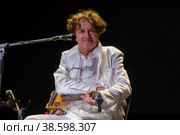 Россия. Санкт-Петербург. Выступление Горана Бреговича. Композитор и музыкант Горан Брегович и его свадебно-похоронный оркестр выступили с концертом в клубе-фестивале "Морзе". Russia. Saint-Petersburg. Goran Bregovic's speech. Composer and musician Goran Bregovic and his wedding and funeral orchestra performed a concert at the Morse Club-festival. (2021 год). Редакционное фото, фотограф Алексей Смышляев / Фотобанк Лори