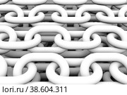 Bloch chain concept 3d illustration. Стоковая иллюстрация, иллюстратор Максим Иванов / Фотобанк Лори