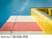 Lightning rod on the new building. Стоковое фото, фотограф Siarhei Starastau / Фотобанк Лори