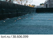 The roof of a new house. Стоковое фото, фотограф Siarhei Starastau / Фотобанк Лори