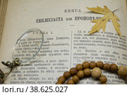 Книга екклесиаста, или проповедника, винтажный натюрморт. Стоковое фото, фотограф Короленко Елена / Фотобанк Лори