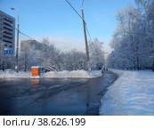 Уральская улица. Район Гольяново. Город Москва (2021 год). Редакционное фото, фотограф lana1501 / Фотобанк Лори