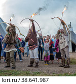 Traditional national holiday games of the Northern peoples (2014 год). Редакционное фото, фотограф Сергей Великанов / Фотобанк Лори