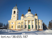 Собор Успения Пресвятой Богородицы. Мышкин, Ярославская область, Россия (2023 год). Стоковое фото, фотограф Анна Карасева / Фотобанк Лори