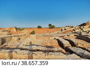 Mohenjo daro ruins close Indus river in Larkana district, Sindh, Pakistan (2021 год). Стоковое фото, фотограф Сергей Стрелков / Фотобанк Лори
