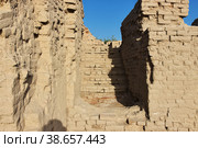 Mohenjo daro ruins close Indus river in Larkana district, Sindh, Pakistan (2021 год). Стоковое фото, фотограф Сергей Стрелков / Фотобанк Лори