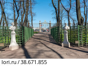 Летний сад. Бюсты римских императоров. Санкт-Петербург (2018 год). Редакционное фото, фотограф Александр Щепин / Фотобанк Лори