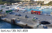 Паромный причал Гозо. (Gozo Ferry Terminal). Айнсилем. Остров Гоцо (Gozo). Республика Мальта (2023 год). Редакционное фото, фотограф lana1501 / Фотобанк Лори