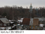 Николо-Архангельская церковь в Никольско-Архангельском, Балашиха (2023 год). Редакционное фото, фотограф Дмитрий Неумоин / Фотобанк Лори