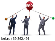 Businessman in excessive ego concept. Стоковое фото, фотограф Elnur / Фотобанк Лори
