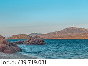 Capriccioli beach in Costa Smeralda. Стоковое фото, фотограф Татьяна  Бральнина / Фотобанк Лори